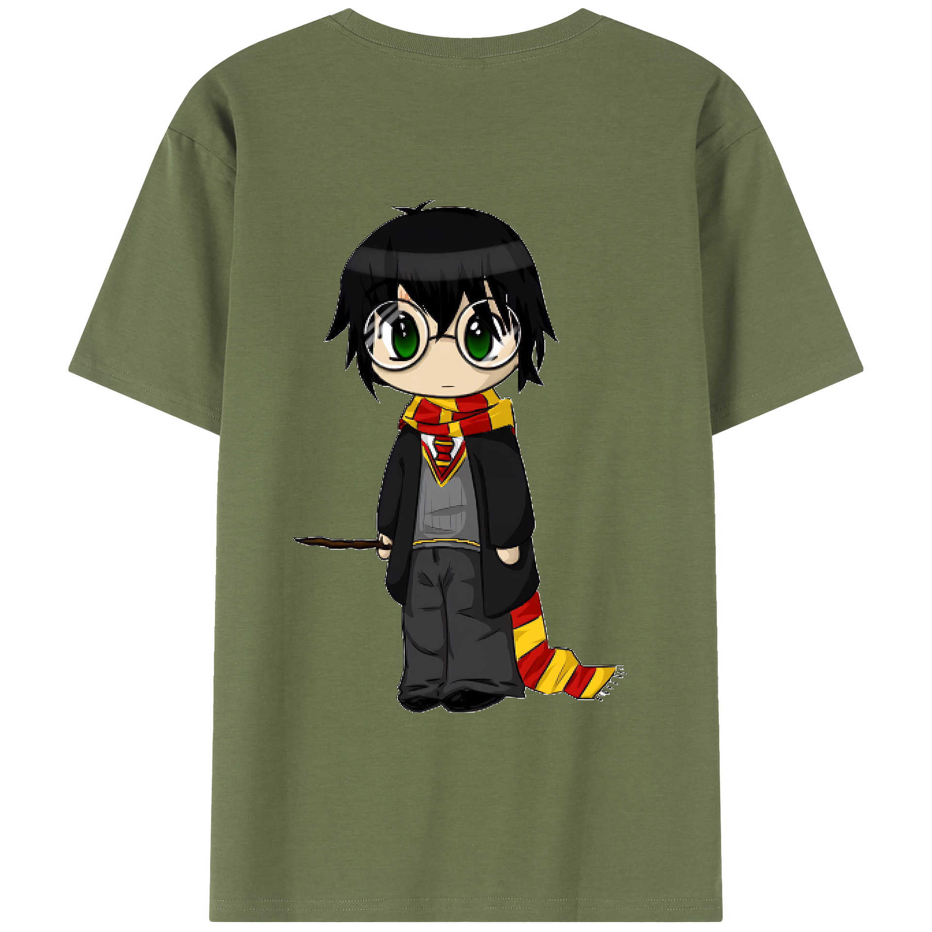 （画像用） Harry Potter ハリー・ポッターシリーズ 綿100％半袖Tシャツ（背面プリント）